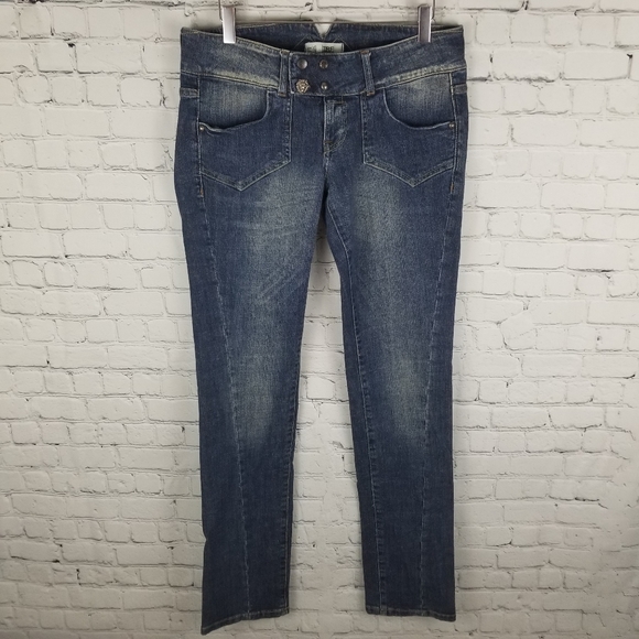 TRF ZARA | straight leg seam detail jeans - Picture 3 of 8